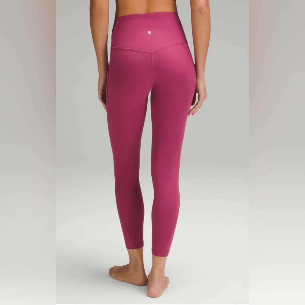 Lululemon high rise align 25” leggings washed mauve